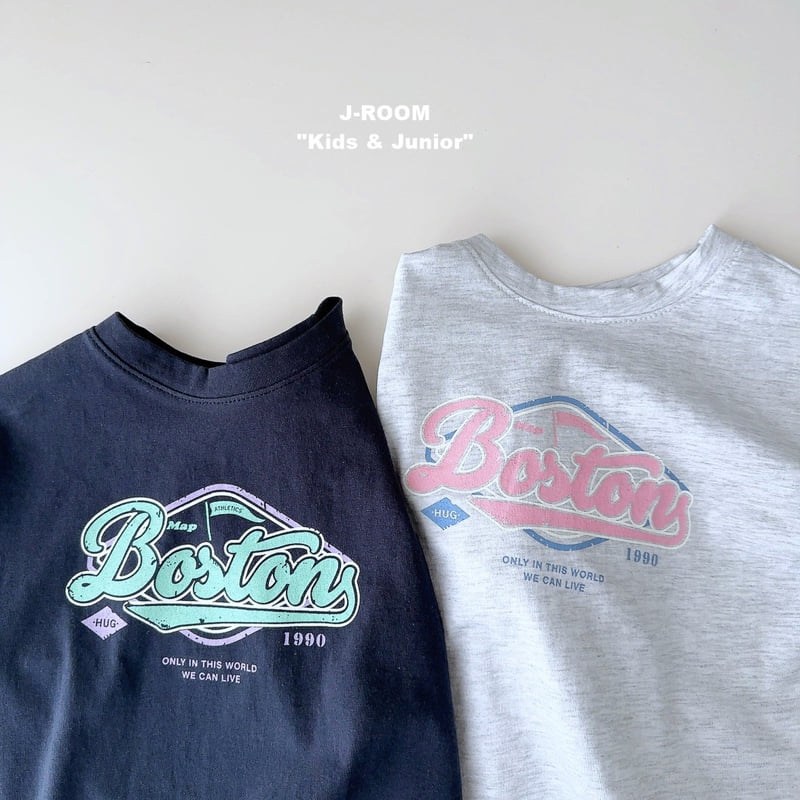 J-Room - Korean Children Fashion - #kidzfashiontrend - Boston Short Sleeve Tee - 2