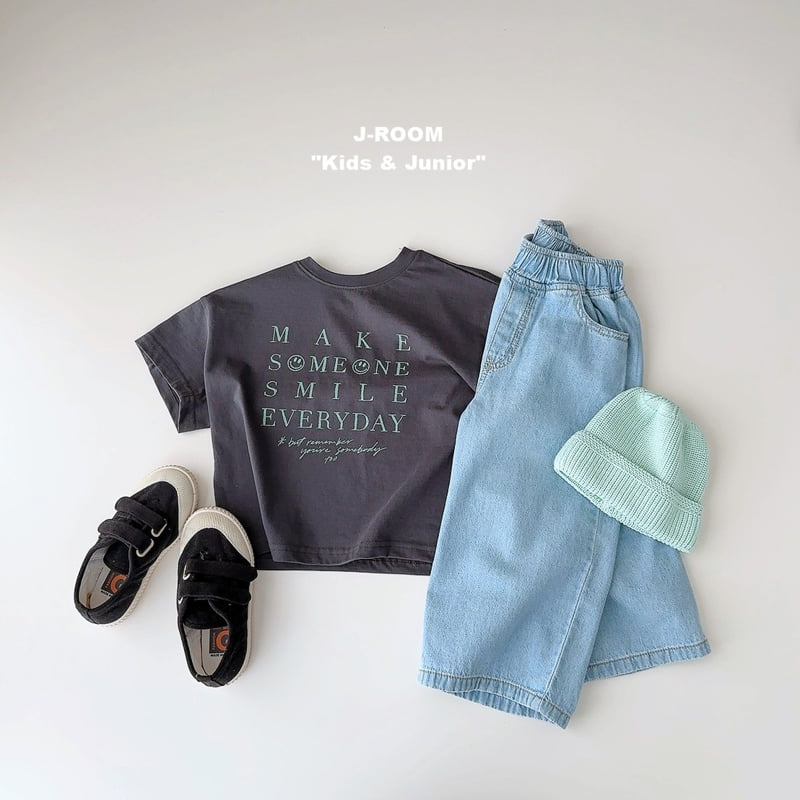 J-Room - Korean Children Fashion - #kidzfashiontrend - Everything Denim Wide Pants - 8