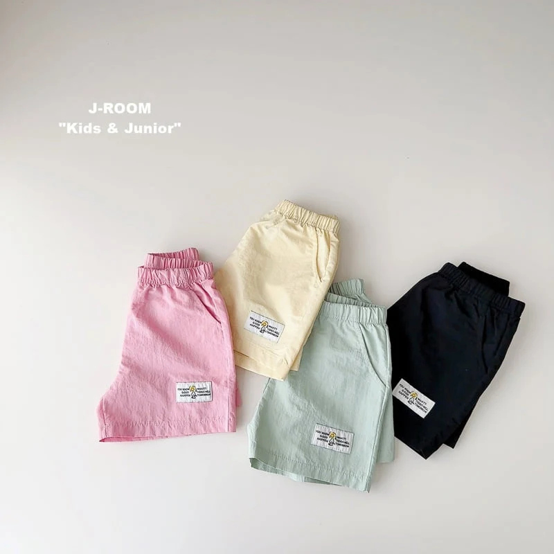 J-Room - Korean Children Fashion - #magicofchildhood - Crinkle Label Shorts - 6