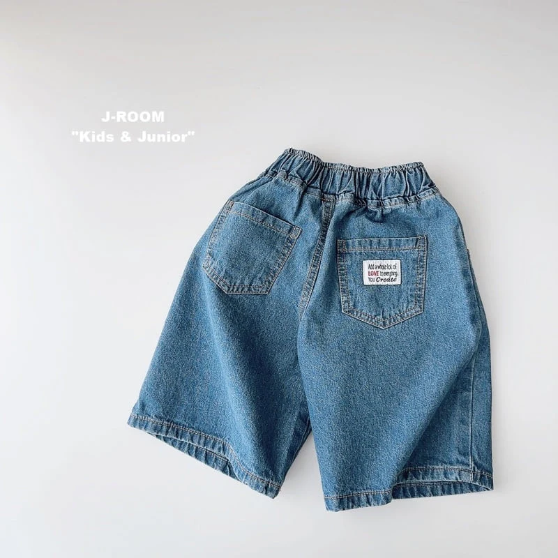 J-Room - Korean Children Fashion - #magicofchildhood - Denim Bermuda Pants - 2