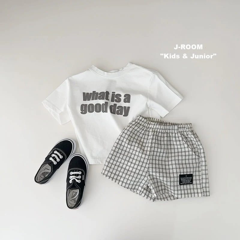 J-Room - Korean Children Fashion - #magicofchildhood - Cool Check Shorts - 12