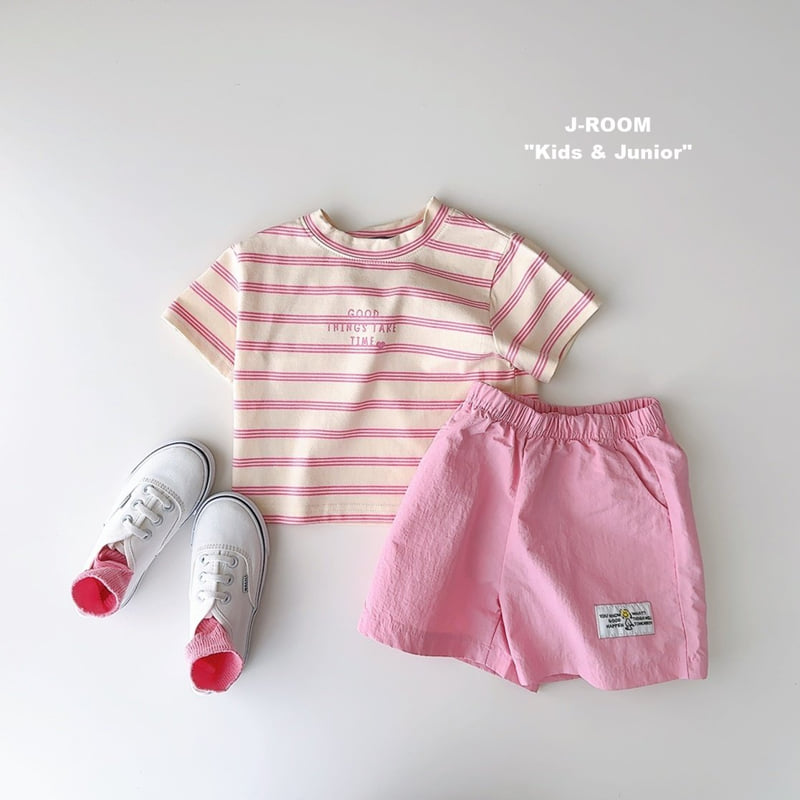 J-Room - Korean Children Fashion - #minifashionista - Striped Span Crop Tee - 8