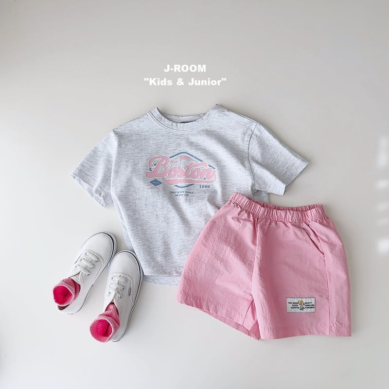 J-Room - Korean Children Fashion - #minifashionista - Crinkle Label Shorts - 7
