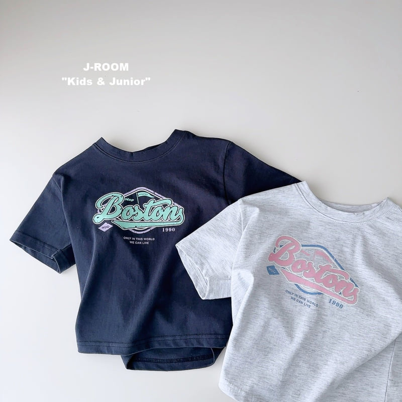 J-Room - Korean Children Fashion - #minifashionista - Boston Short Sleeve Tee - 6