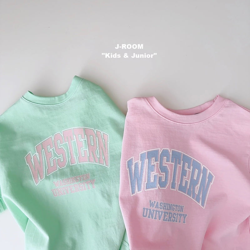 J-Room - Korean Children Fashion - #minifashionista - Western Graphic Tee - 2