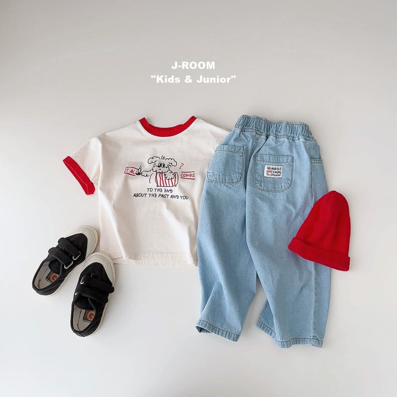 J-Room - Korean Children Fashion - #minifashionista - Contrast Puppy Tee - 11