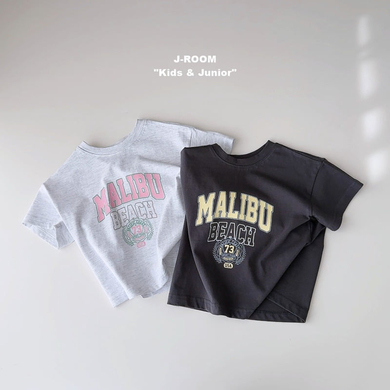 J-Room - Korean Children Fashion - #prettylittlegirls - Malibu Graphic Tee - 6