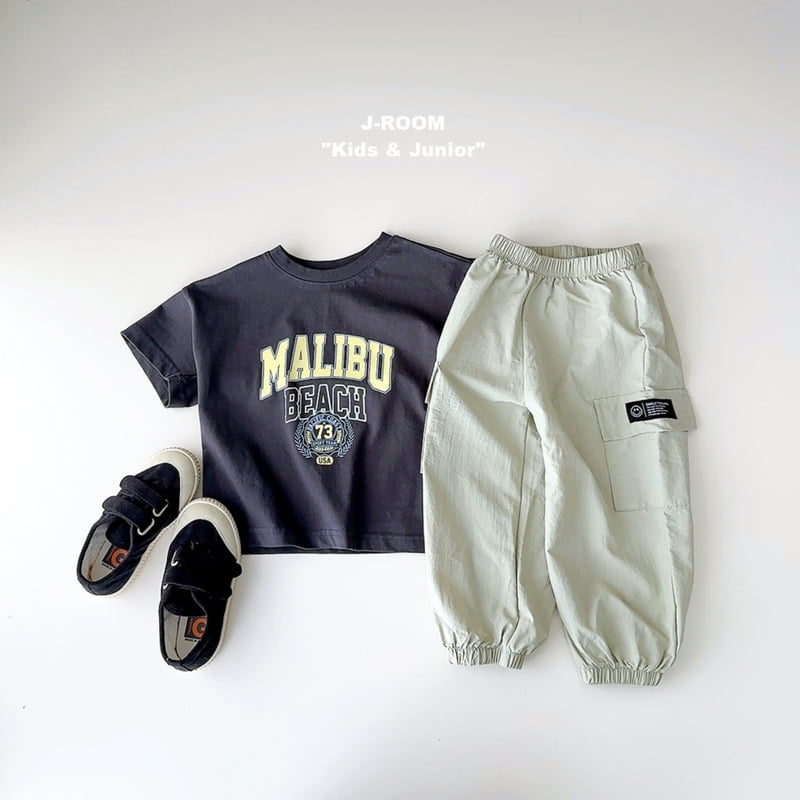 J-Room - Korean Children Fashion - #prettylittlegirls - Label Crinkle Jogger Pants - 8