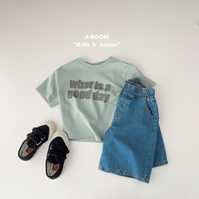 J-Room - Korean Children Fashion - #todddlerfashion - Good Day Graphic Tee - 12