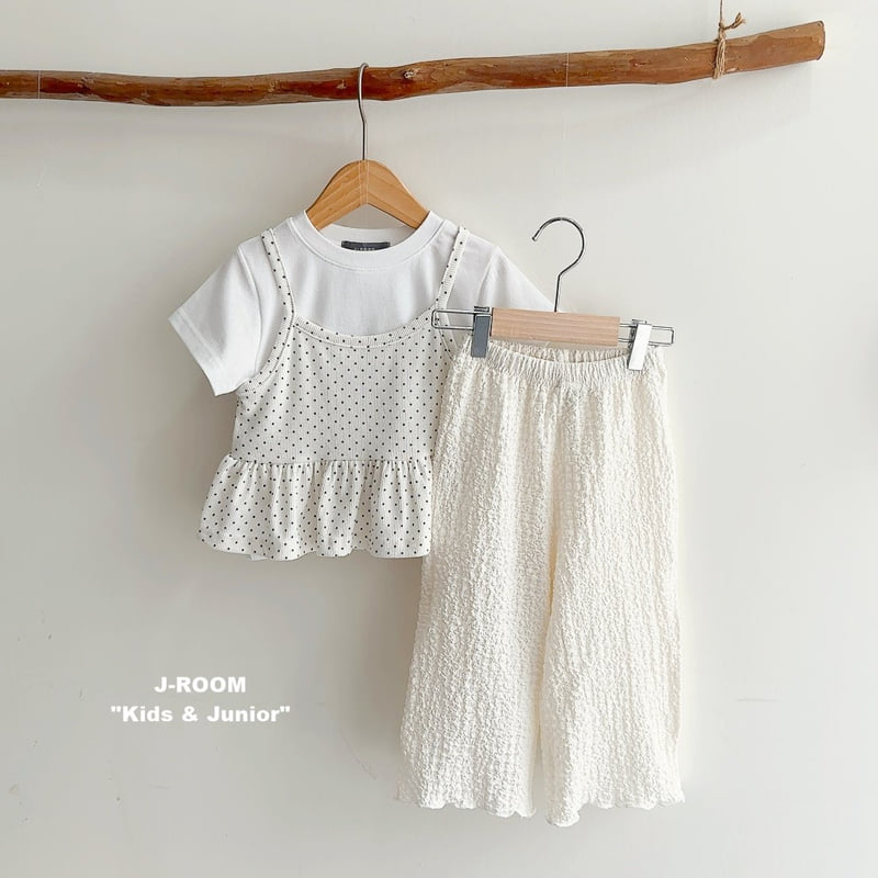 J-Room - Korean Children Fashion - #toddlerclothing - Dot Bustier - 9