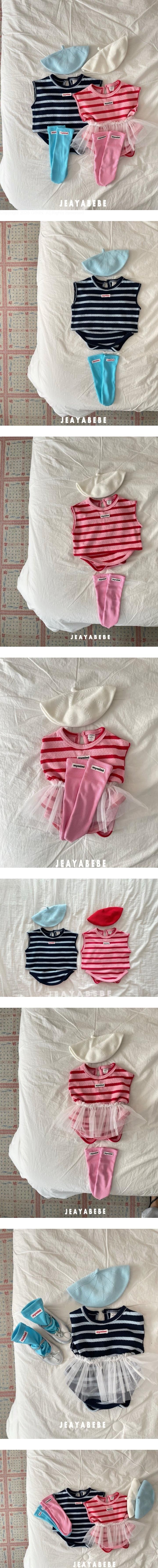 Jeaya & Mymi - Korean Baby Fashion - #babywear - Stripe Set - 2