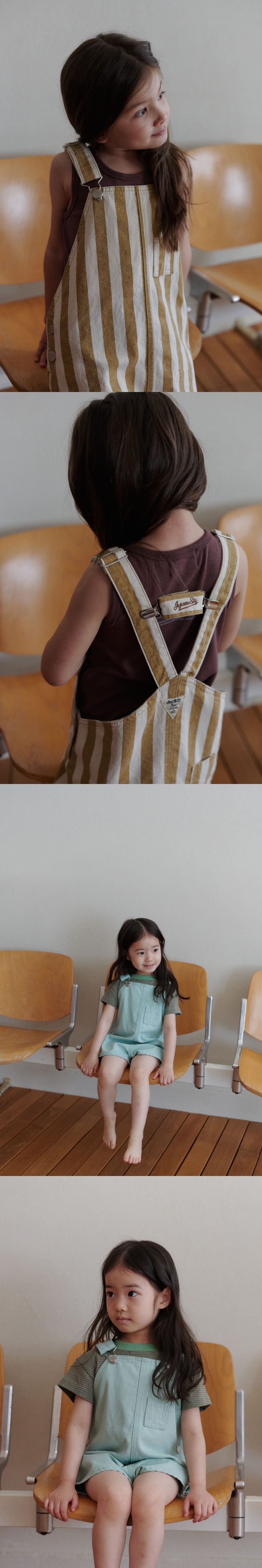 Jejeunosity - Korean Children Fashion - #discoveringself - Cotton Berry Short Overalls - 5