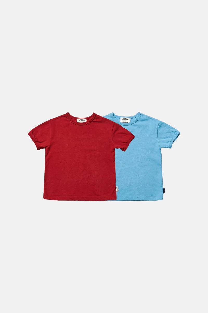 Jejeunosity - Korean Children Fashion - #kidsstore - Red Blue Tee