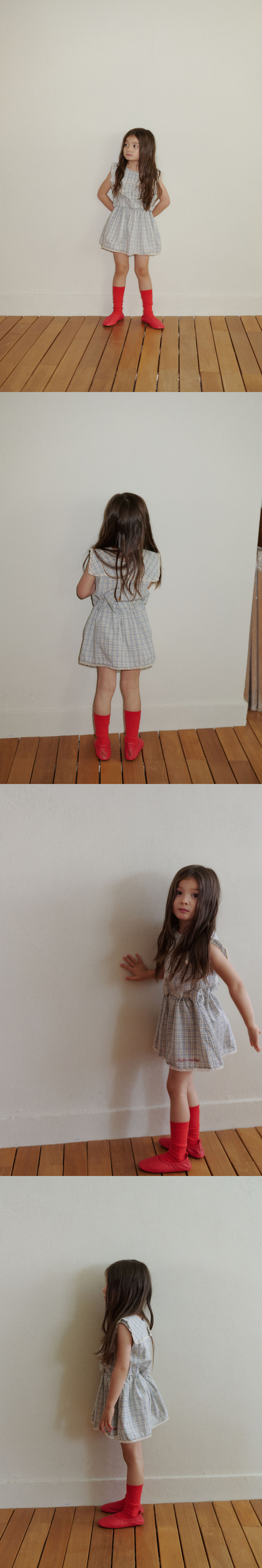 Jejeunosity - Korean Children Fashion - #kidsshorts - Slit One-piece - 4