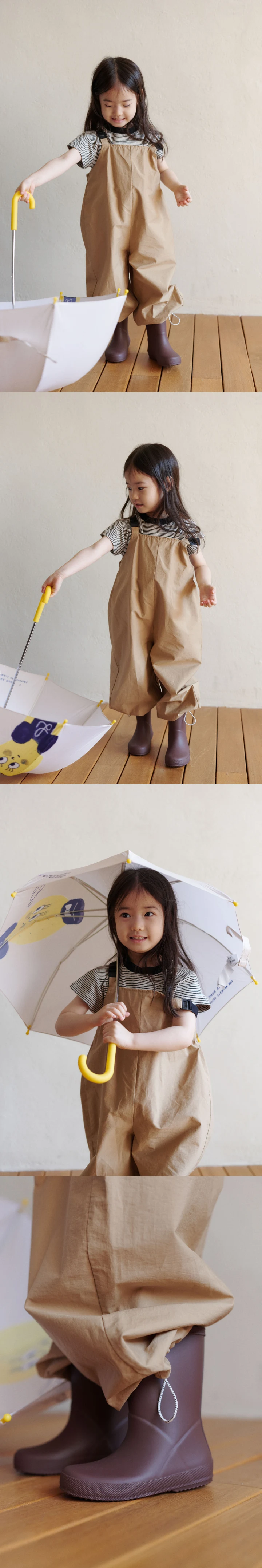 Jejeunosity - Korean Children Fashion - #kidzfashiontrend - Uno Rain Overalls - 6