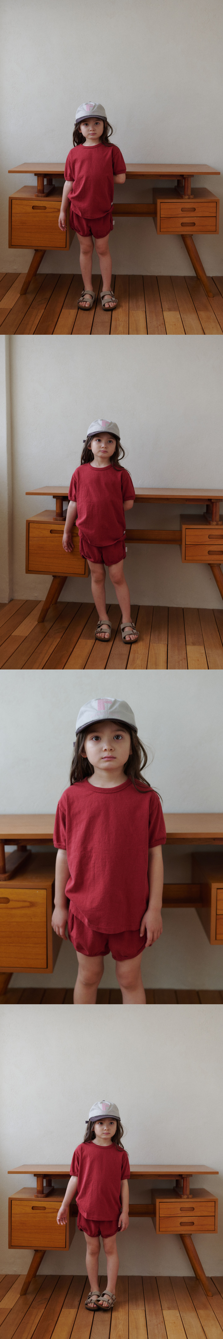 Jejeunosity - Korean Children Fashion - #Kfashion4kids - Red Blue Tee - 4