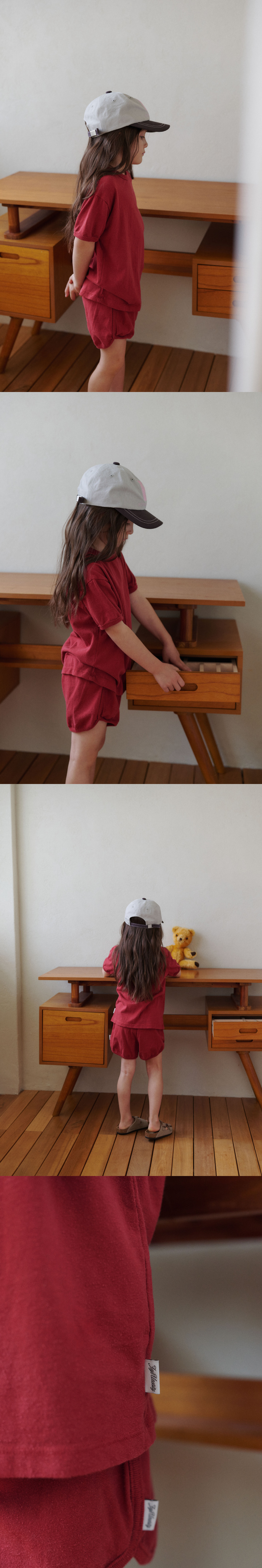 Jejeunosity - Korean Children Fashion - #magicofchildhood - Red Blue Tee - 5