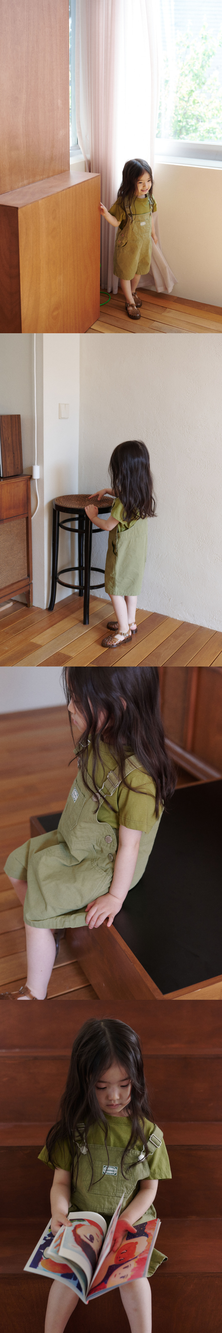 Jejeunosity - Korean Children Fashion - #minifashionista - Army Overalls - 4