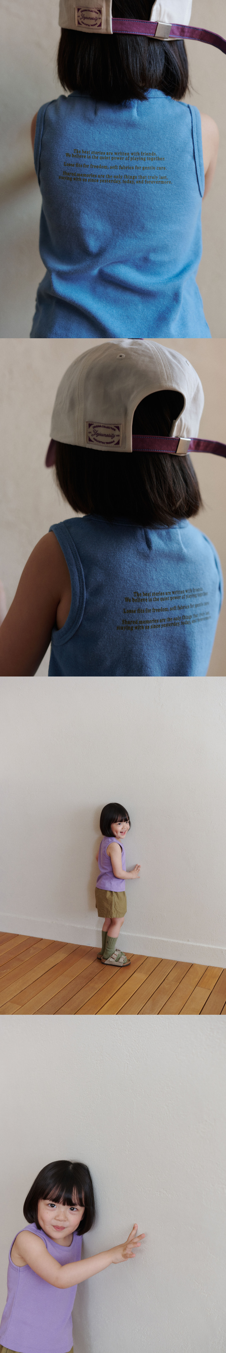 Jejeunosity - Korean Children Fashion - #stylishchildhood - Friends Sleeveless - 5