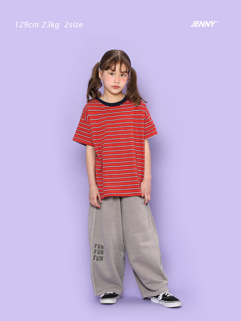 Jenny Basic - Korean Children Fashion - #Kfashion4kids - Pumpkin Stripe Tee - 7