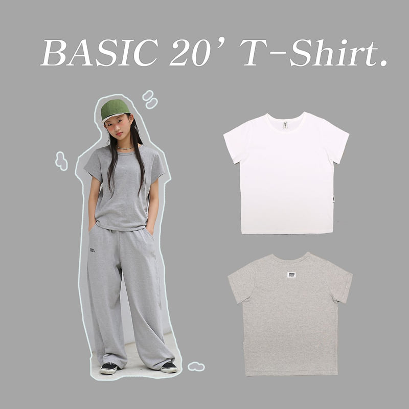 Jenny Basic - Korean Children Fashion - #Kfashion4kids - 20 Basic Tee