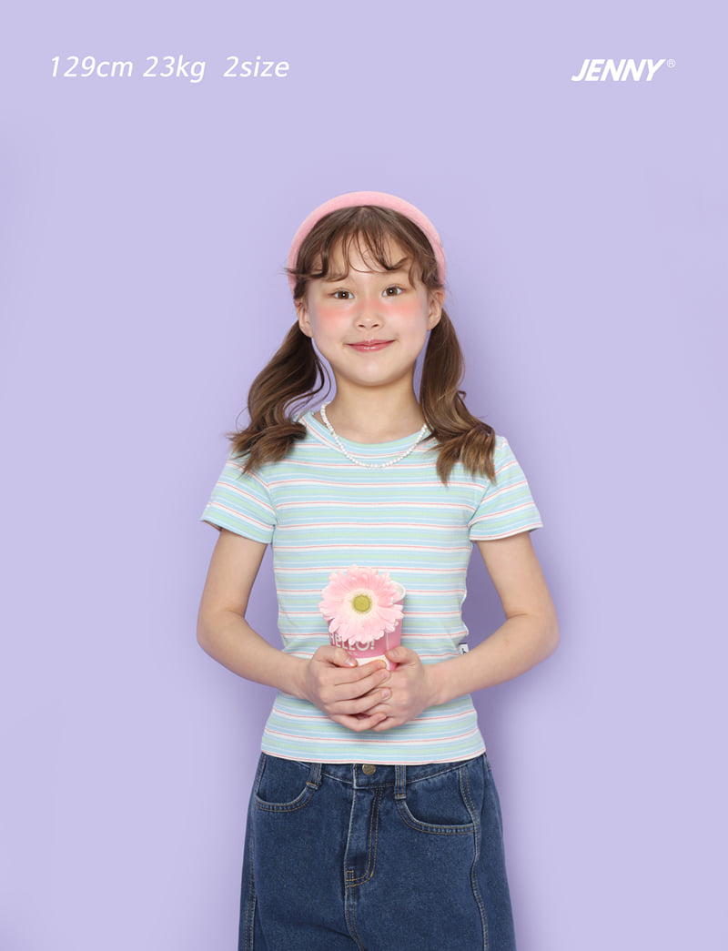 Jenny Basic - Korean Children Fashion - #designkidswear - Nemo Striped Tee - 2
