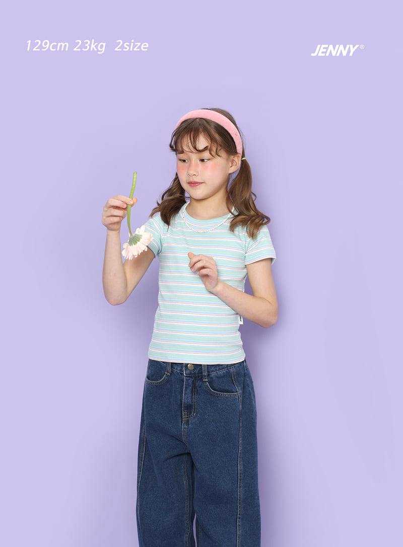 Jenny Basic - Korean Children Fashion - #kidsshorts - Nemo Striped Tee - 5