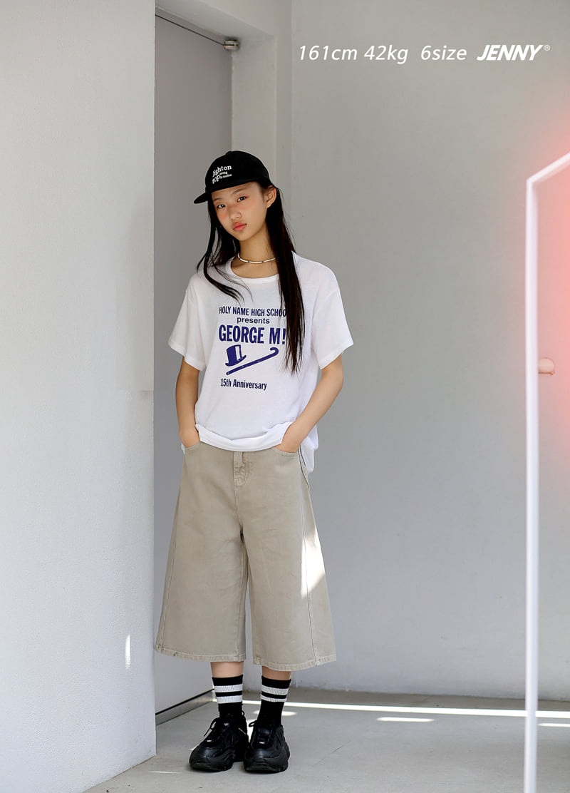 Jenny Basic - Korean Children Fashion - #kidsshorts - Basic Logo Tee - 2