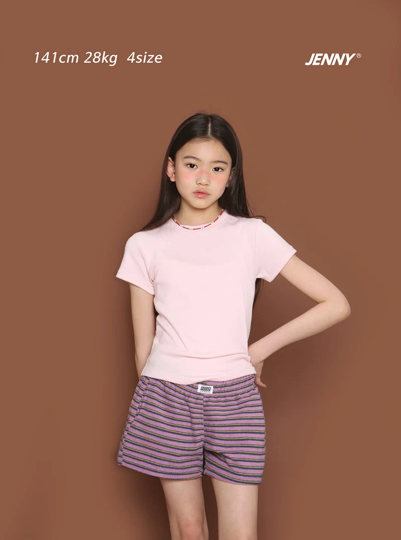 Jenny Basic - Korean Children Fashion - #kidsshorts - Terry Stripe Shorts - 4