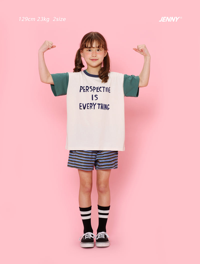 Jenny Basic - Korean Children Fashion - #littlefashionista - Terry Stripe Shorts - 7