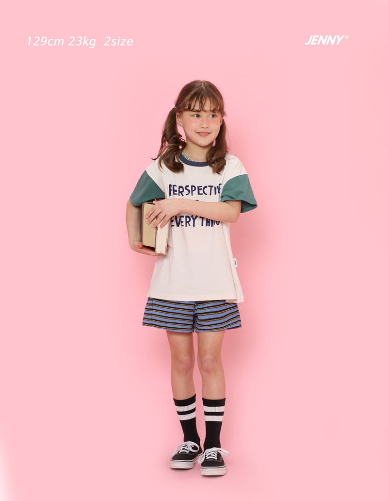 Jenny Basic - Korean Children Fashion - #magicofchildhood - Terry Stripe Shorts - 8