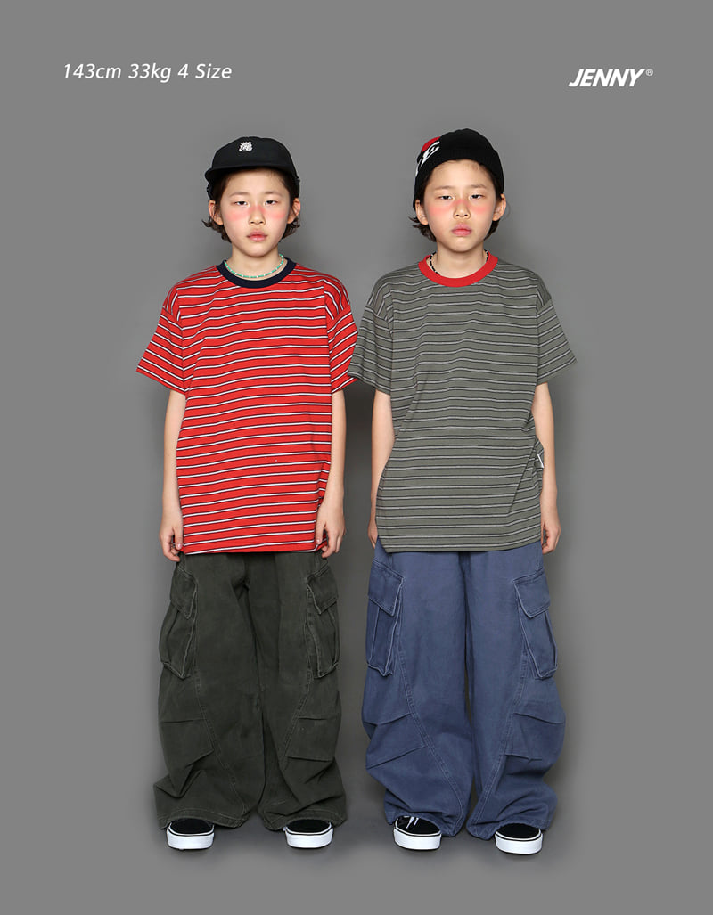 Jenny Basic - Korean Children Fashion - #minifashionista - Pumpkin Stripe Tee - 10