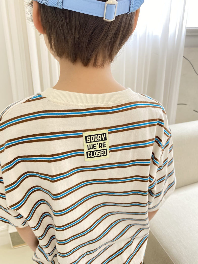 Jermaine - Korean Children Fashion - #Kfashion4kids - Close Striped Tee - 6