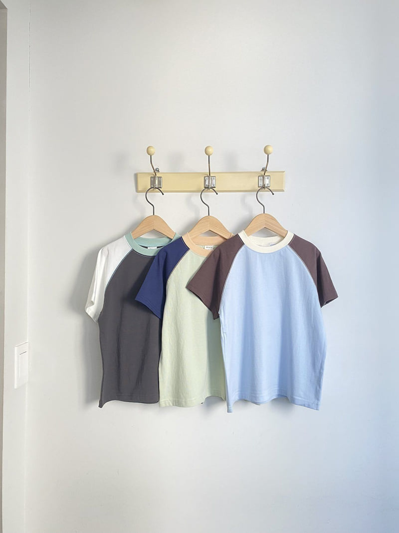 Jermaine - Korean Children Fashion - #designkidswear - Triple Raglan Tee
