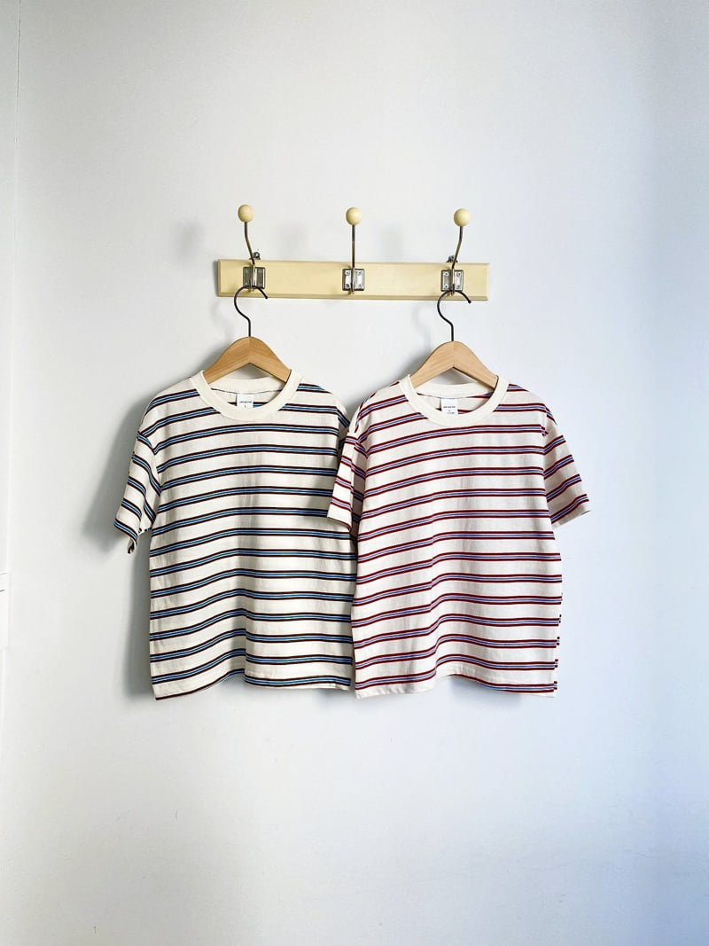 Jermaine - Korean Children Fashion - #discoveringself - Close Striped Tee