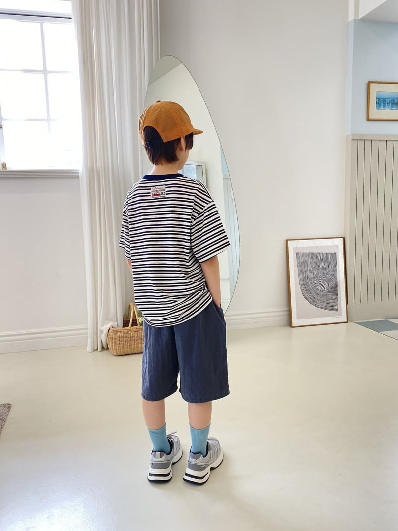 Jermaine - Korean Children Fashion - #kidsstore - Vintage Striped Tee - 6
