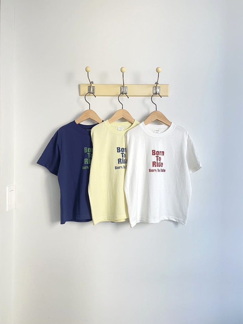 Jermaine - Korean Children Fashion - #kidsstore - Born to Ride Tee