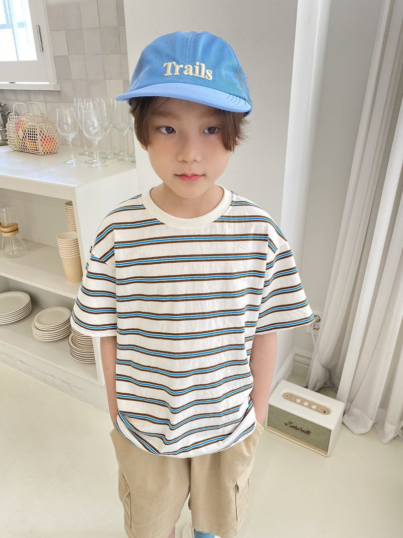 Jermaine - Korean Children Fashion - #kidzfashiontrend - Close Striped Tee - 5