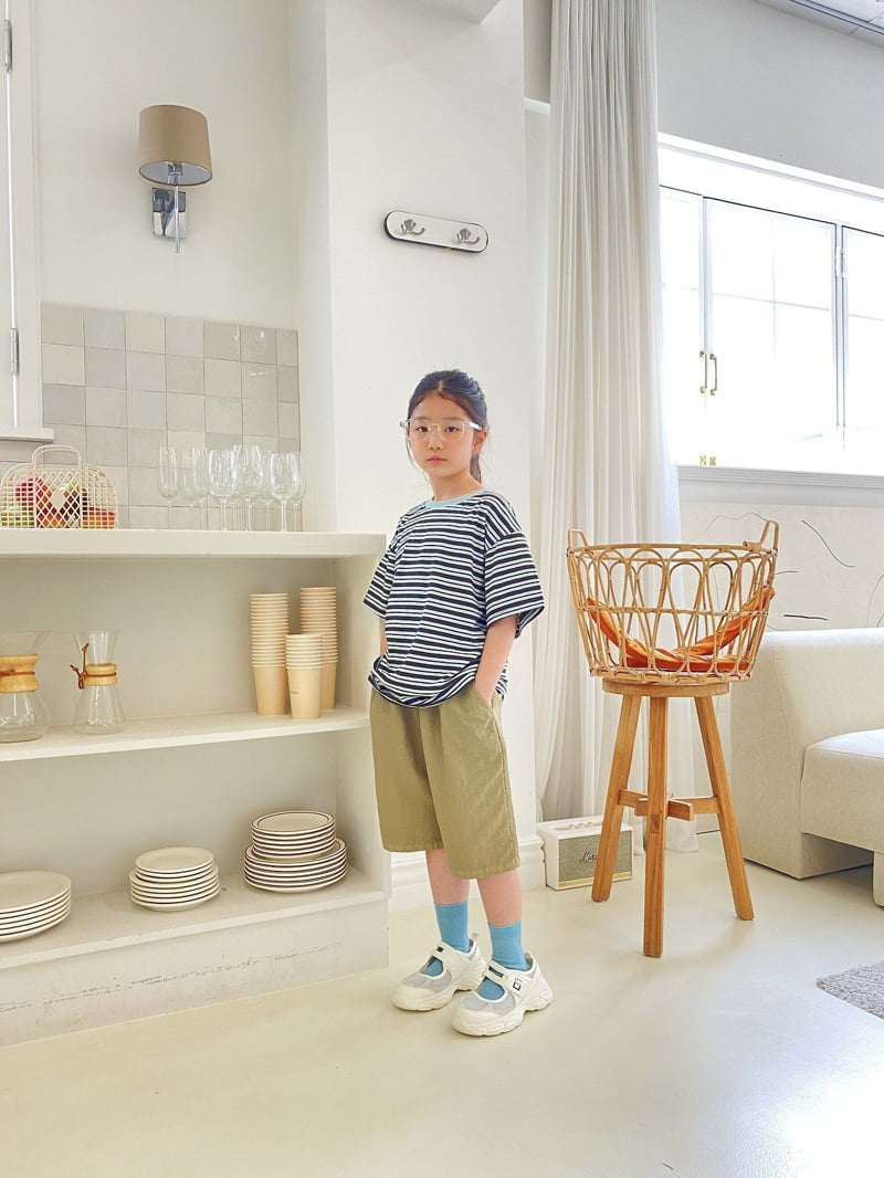 Jermaine - Korean Children Fashion - #magicofchildhood - Vintage Striped Tee - 10