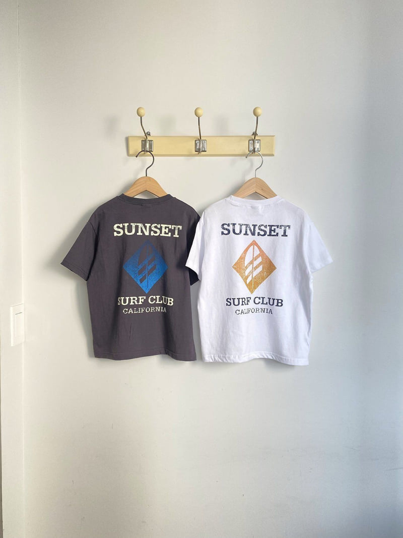 Jermaine - Korean Children Fashion - #minifashionista - Sunset Yacht Tee