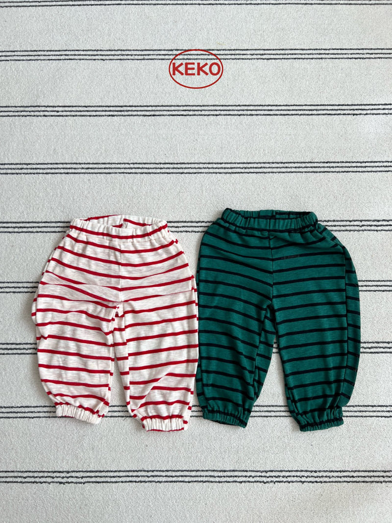 Keko - Korean Baby Fashion - #babyboutique - K Watermelon Stripe Pants