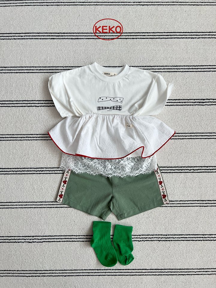 Keko - Korean Baby Fashion - #babyfashion - K Double Ribbon Tee - 3