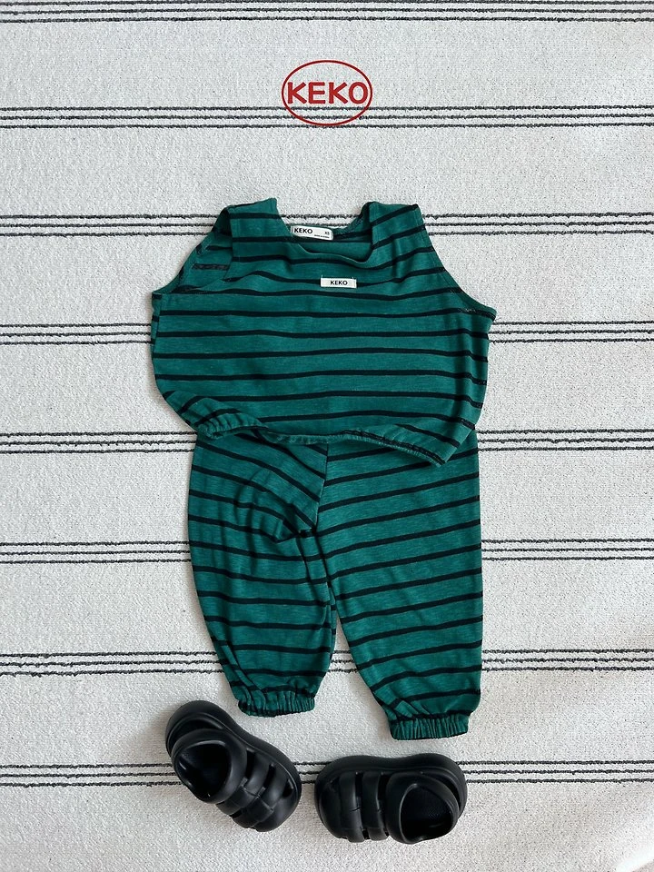 Keko - Korean Baby Fashion - #babyfever - K Watermelon Stripe Pants - 5