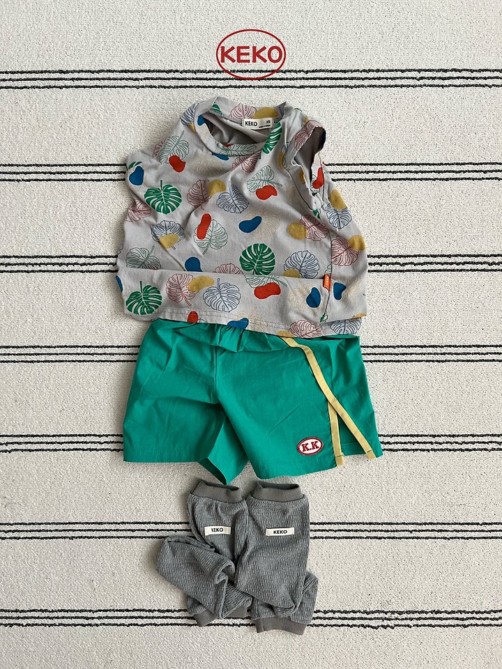Keko - Korean Baby Fashion - #babyfever - K Tropical Sleeveless - 6