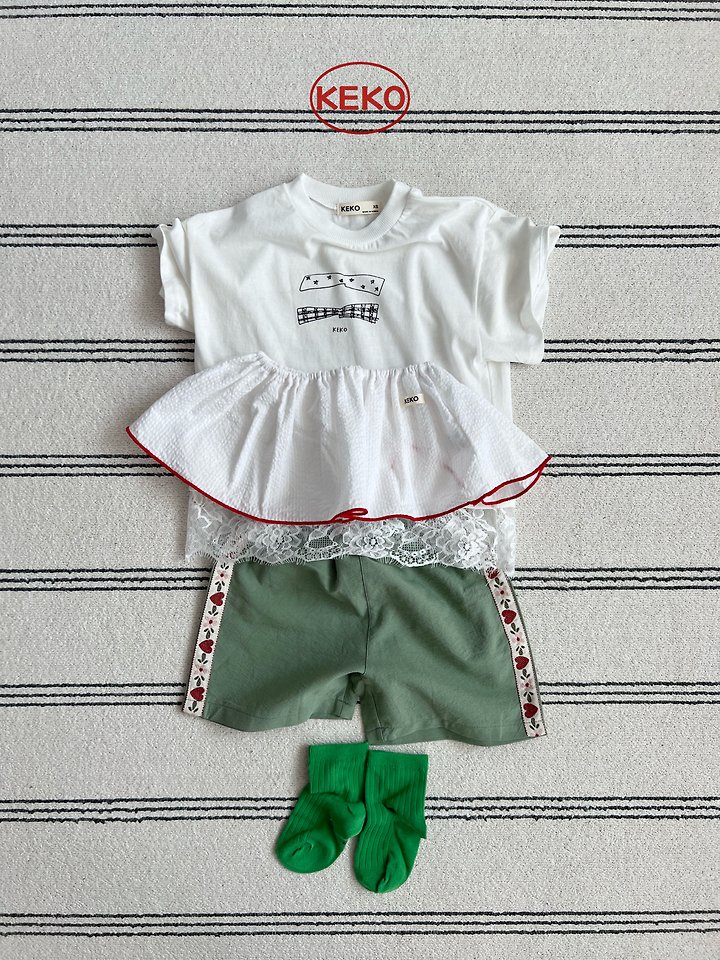 Keko - Korean Baby Fashion - #babyfashion - K Double Ribbon Tee - 4
