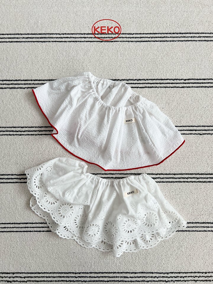 Keko - Korean Baby Fashion - #babyfever - K Layered Skirt - 3