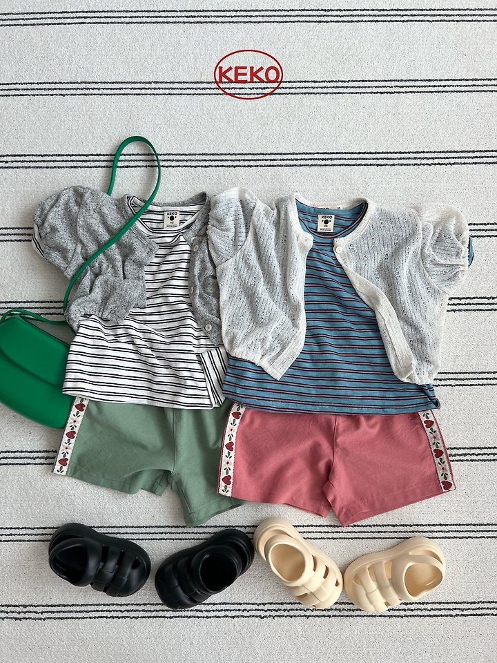 Keko - Korean Baby Fashion - #babygirlfashion - K Fine Stripe Tee