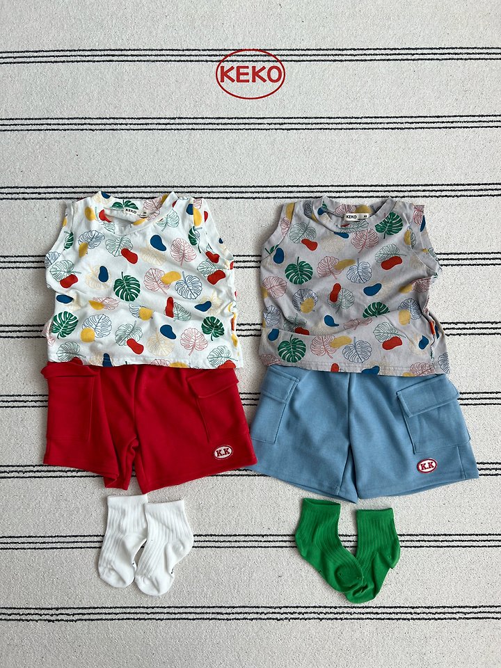 Keko - Korean Baby Fashion - #babygirlfashion - K Tropical Sleeveless - 7