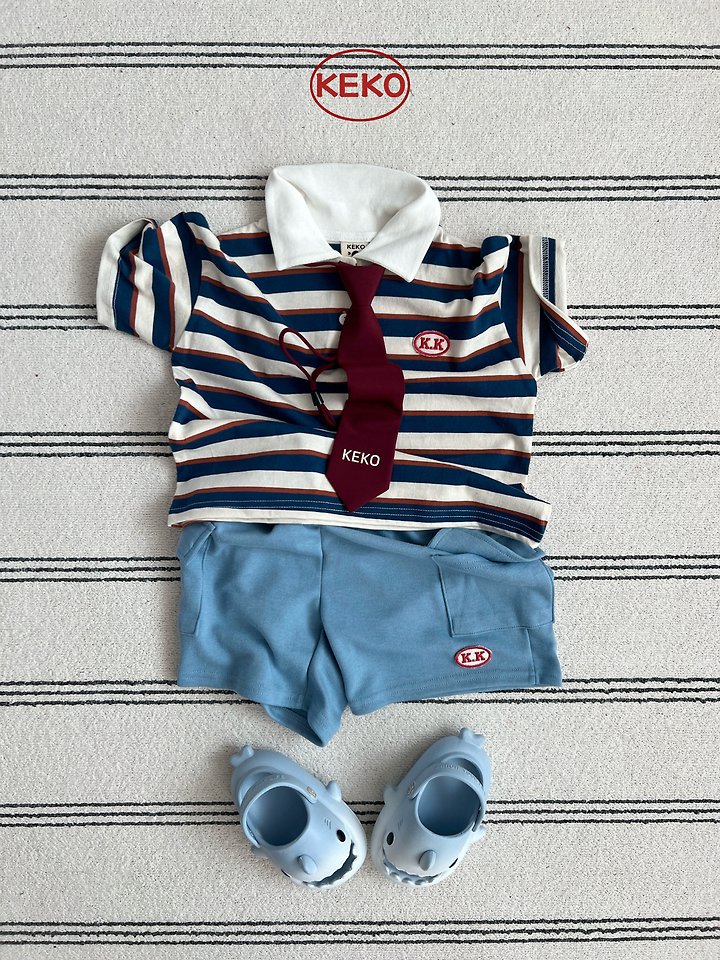 Keko - Korean Baby Fashion - #babylifestyle - K Pongpong Collar Tee - 10