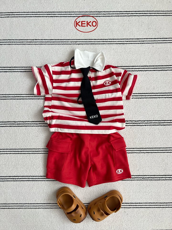 Keko - Korean Baby Fashion - #babyoninstagram - K Pongpong Collar Tee - 11